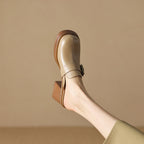 Mirel Genuine Leather Mules