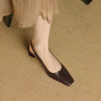 Ersa Genuine Leather Slingbacks