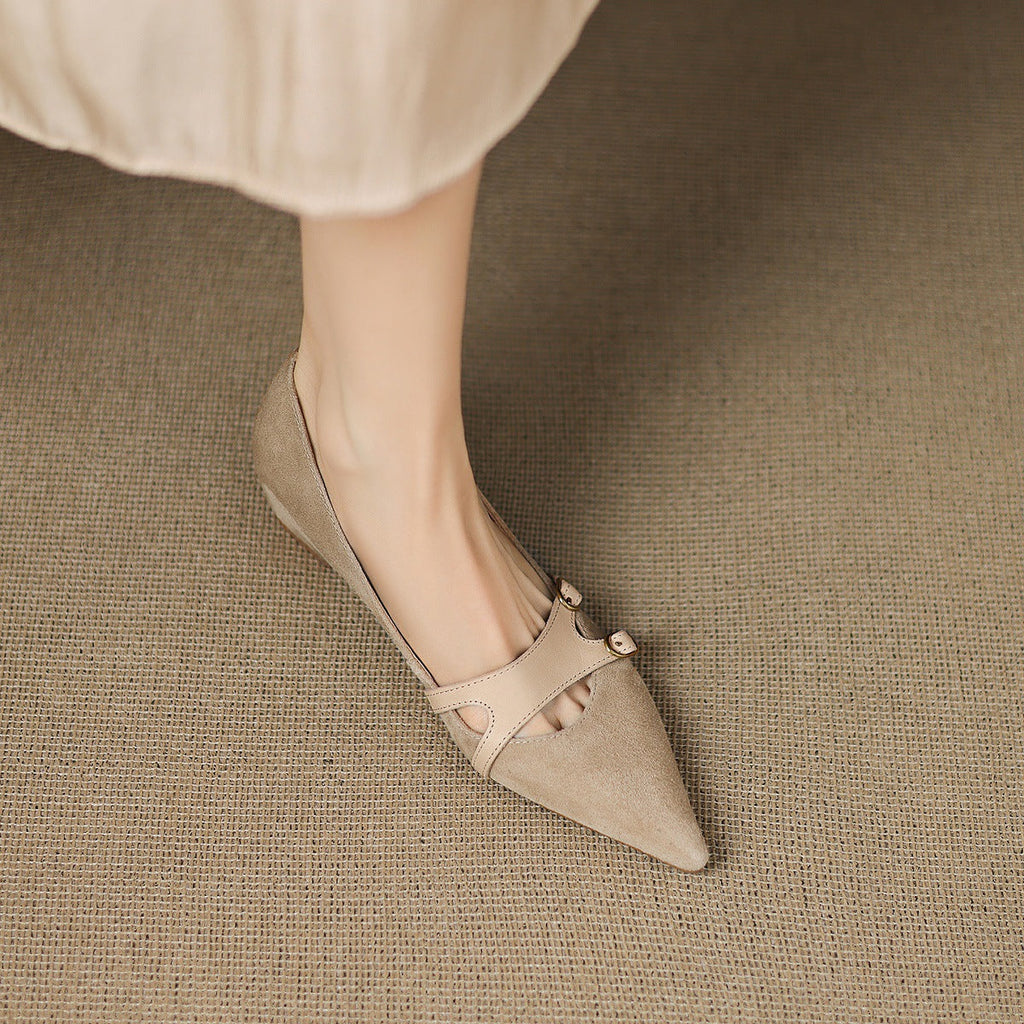 Bia Genuine Suede Loafers