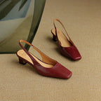 Ersa Genuine Leather Slingbacks