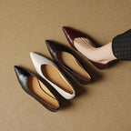 Fauna Genuine Leather Flats