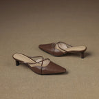 Gloria Genuine Leather Mules
