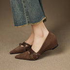 Bia Genuine Suede Loafers