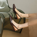 Ersa Genuine Leather Slingbacks