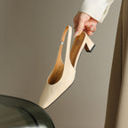 Ersa Genuine Leather Slingbacks