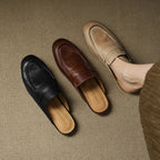 Aurora Genuine Leather Mules