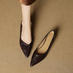 Fauna Genuine Leather Flats