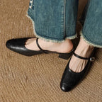 Becky Genuine Leather Mules